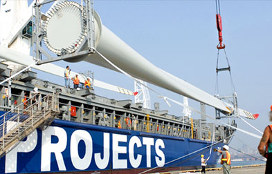 風(fēng)力發(fā)電機(jī)散貨船運(yùn)輸